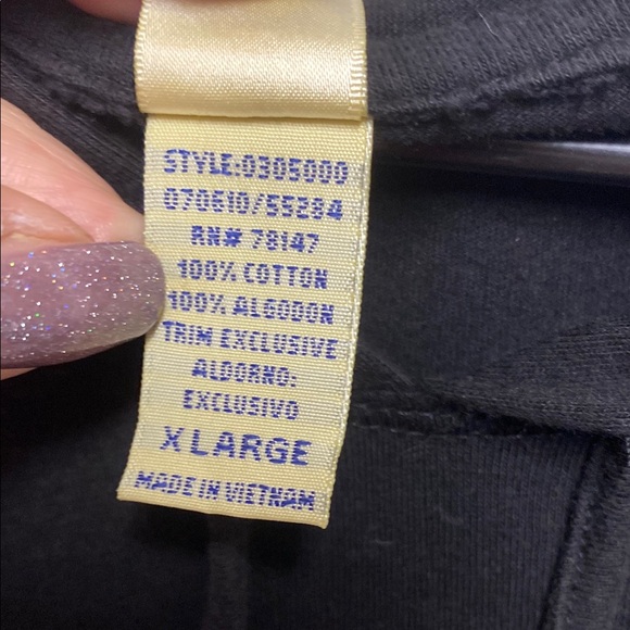 Kavio size XL New Orleans Saints Drew Brees Black Hooded Top with Gold Number 9 - Picture 8 of 8